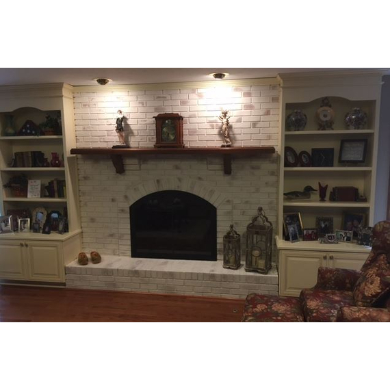Cascade Arched Masonry Fireplace Door Matte Black with Cabinet Twin Doors and Clear Tempered Glass