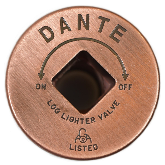 Antique copper escutcheons for shut off valves