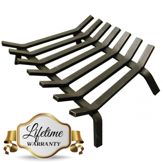 24" Lifetime Fireplace Grate - Zero Clearance