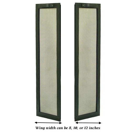 Wing width can be customized in 8, 10, or 12 inch widths