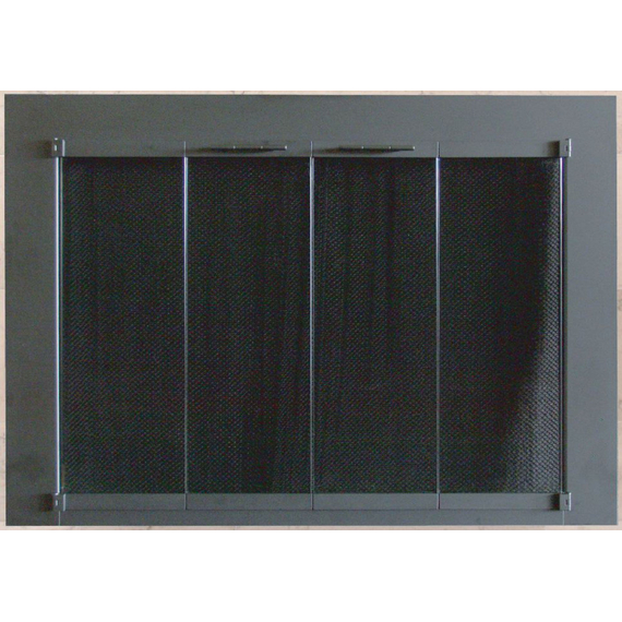 Portland Willamette Hawthorne Fireplace Door In Vintage Iron