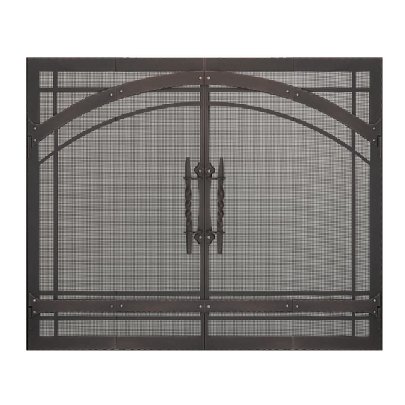Madrid Direct Vent Screen in Classic Bronze