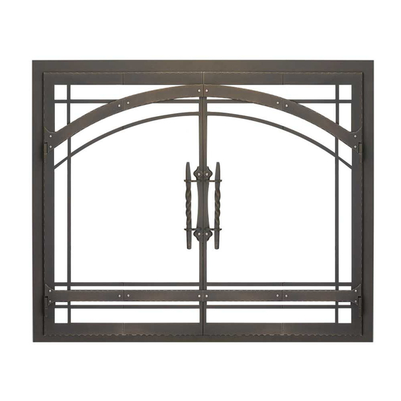 Madrid Fireplace Door in Classic Bronze