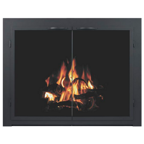 Colridge Fireplace Door in Matte Black