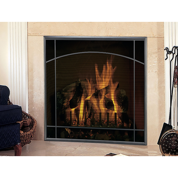 Sunrise Window Pane Design Direct Vent Screen