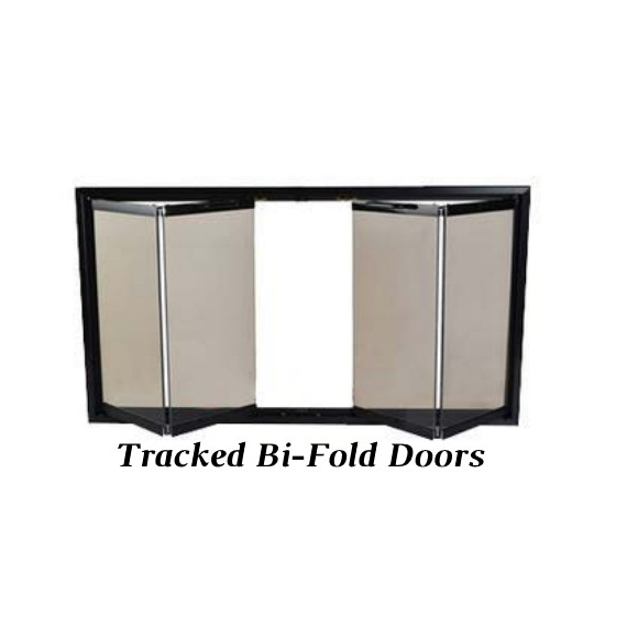 Tracked bi-fold doors