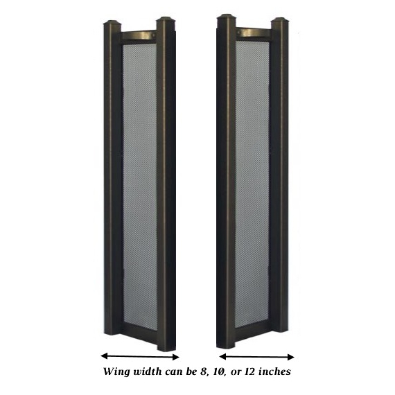 Wing width can be customized in 8, 10, or 12 inch widths