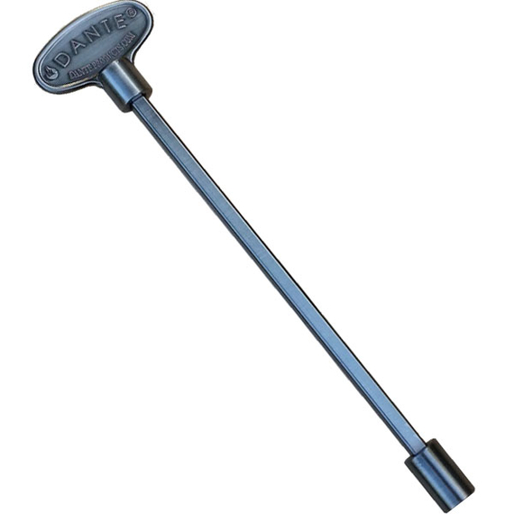 8 inch pewter universal gas valve key