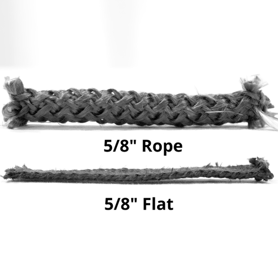 Flat gasket comparison - SHOWN IN BLACK.