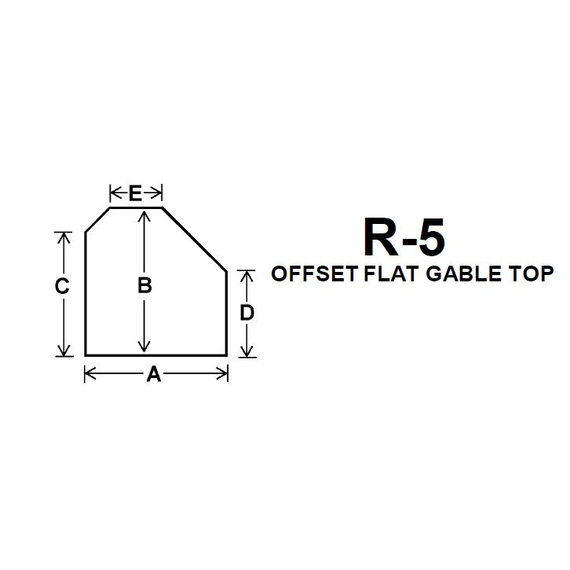 Pyroceram Glass R5 Specialty Shape Cut
