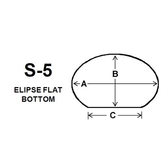 Pyroceram Glass S5 Specialty Shape Cut