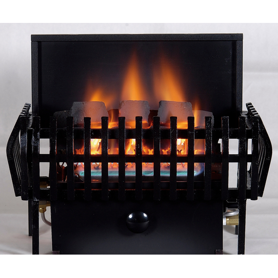 17" Rasmussen CoalFire Small Classic Basket Vent Free Fireplace Heater