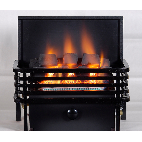 19 Inch Rasmussen CoalFire Large Moderne Basket Fireplace Heater