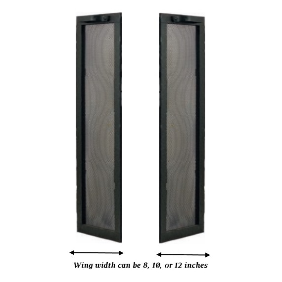 Wing width can be customized in 8, 10, or 12 inch widths