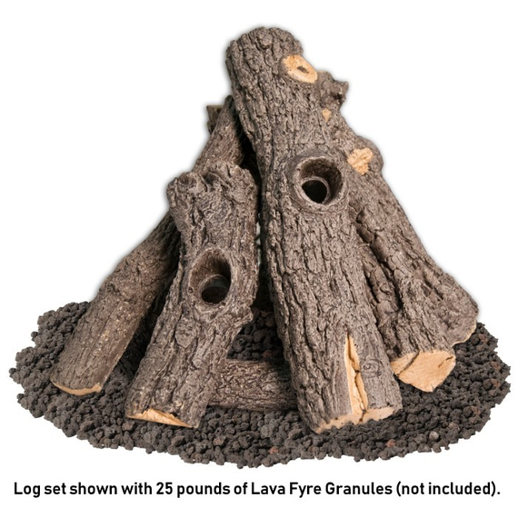 Fire Pit Prairie Oak Log Stack 27 Piece
