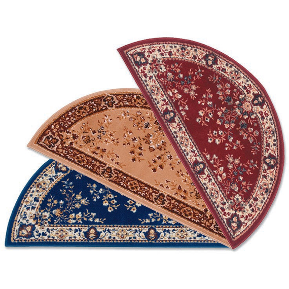 Minuteman 44” x 22” Oriental Beige Half-Round Hearth Rug | MM-H-24 Other Colors