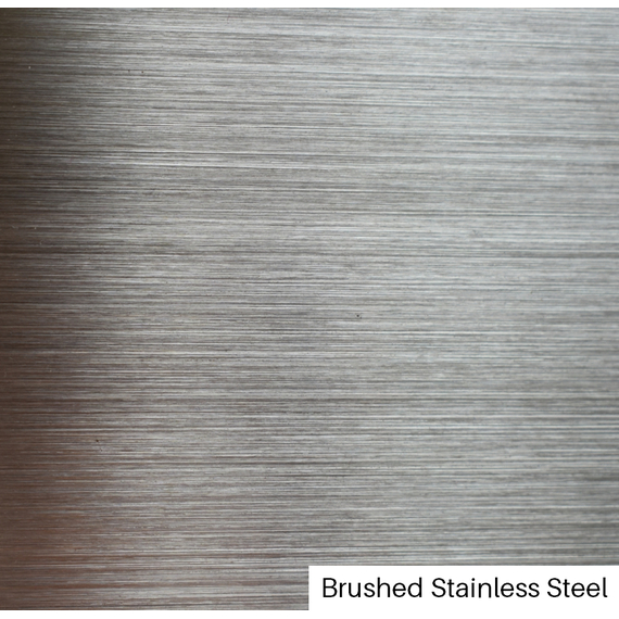 Brushed Stainless Steel Finish