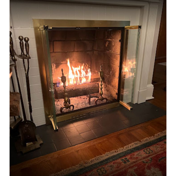 Appalachian Fixed Size Custom Overlay Satin Brass Finish
