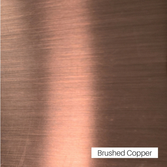 Trim, Handles, Hinges = Brushed Copper overlay finish