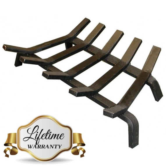 20" Lifetime Fireplace Grate - Zero Clearane