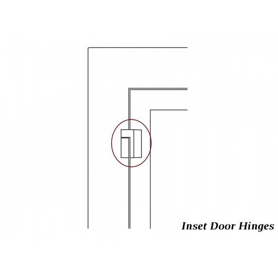 Inset hinge detail