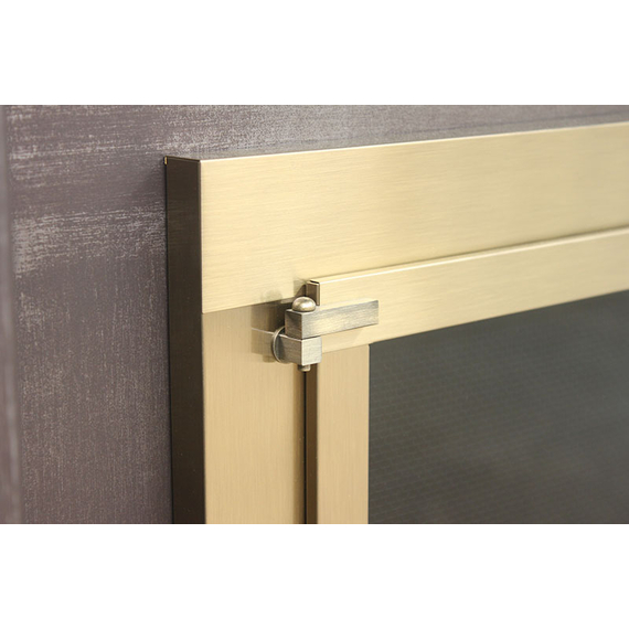 Hinge detail - Antique Brass finish