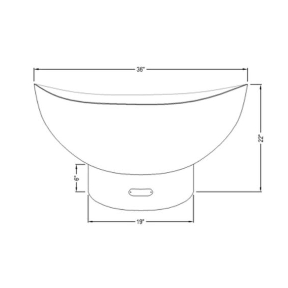 Scallop Fire Pit Specs