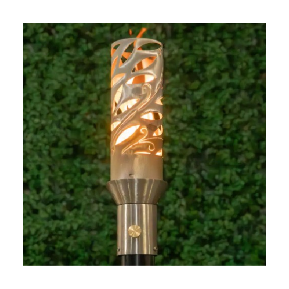 Havana Style Stainless Steel Tiki Torch