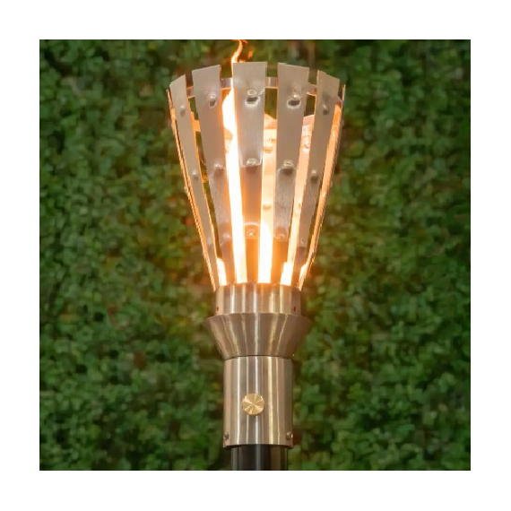Trojan Style Stainless Steel Tiki Torch