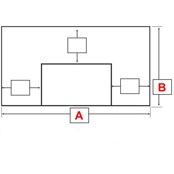 Overall Size For You 3-Sided Surround