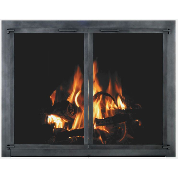Cascade Sealed Ceramic Glass Masonry Fireplace Door