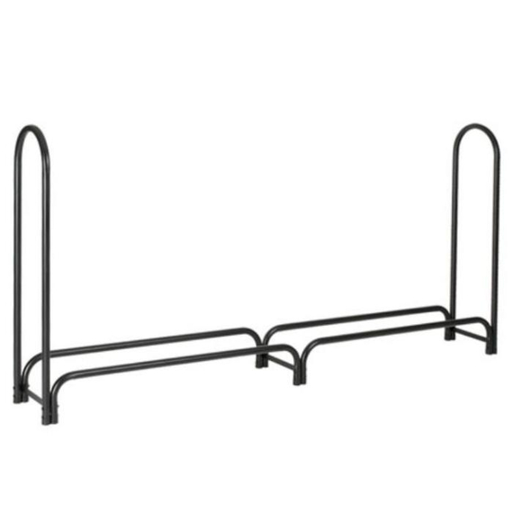 Extra Large Log Rack In Black Finish