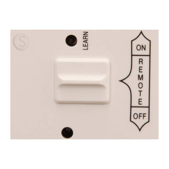 Snap on wall cover plate close up