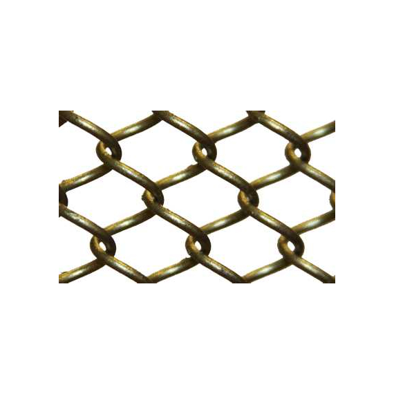 Antique Brass Mesh Curtain Close Up