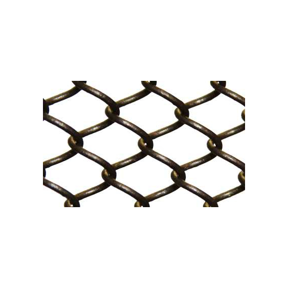 Antique Bronze Mesh Curtain Close Up
