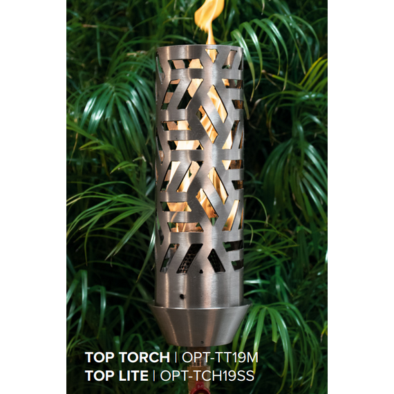 Cubist Gas Tiki Torch Head