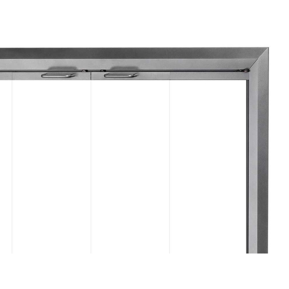 Apex Masonry Fireplace Door - top right corner detail