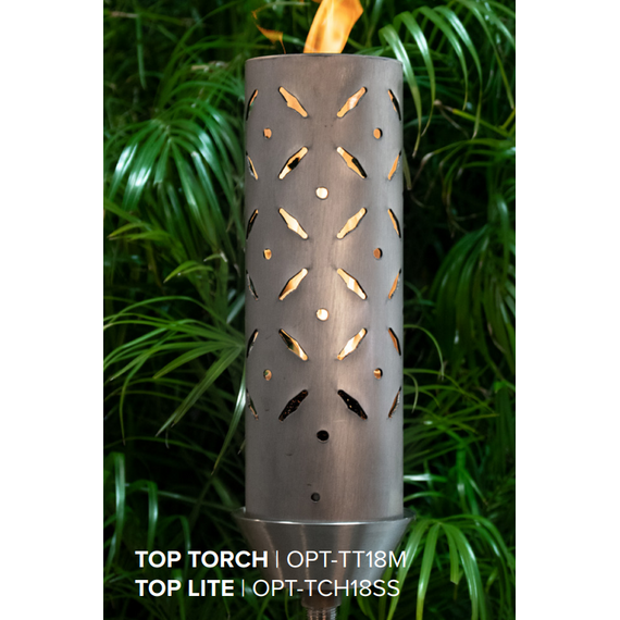 Diamon Plate Gas Tiki Torch
