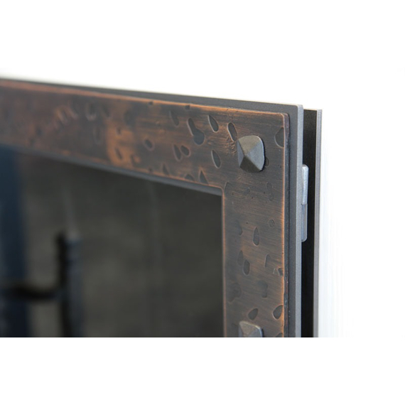 Hidden main frame and hidden bullet hinges