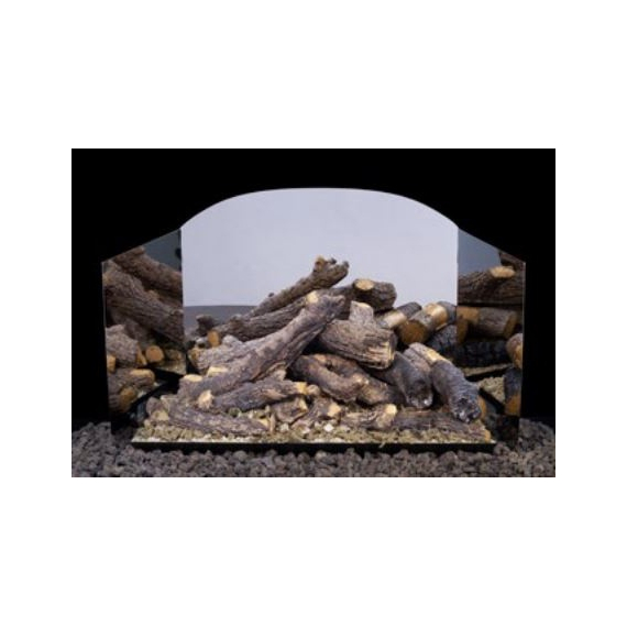 Real Fyre Traditional Fyreback in Polished Stainless Steel