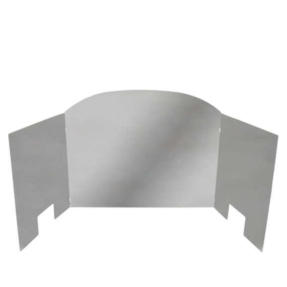 Reflect radiant heat back into your room with this Traditional Fyreback in Polished Stainless Steel from Real Fyre