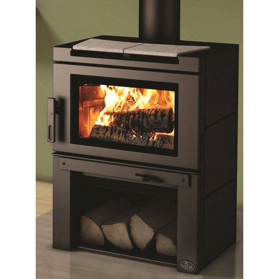 Osburn Matrix Wood Stove with Black Side Panel Kit