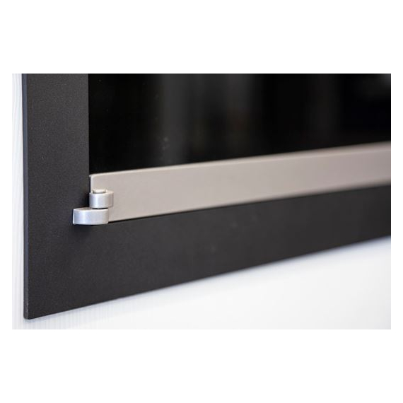 Hinge detail for flush fit doors