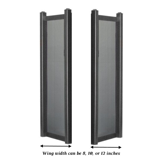 Wing width can be customized in 8, 10, or 12 inch widths
