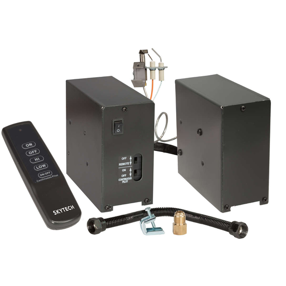 Skytech Split Solenoid Spark-To-Pilot Ignition Valve Kit  (For Vented Gas Logs)