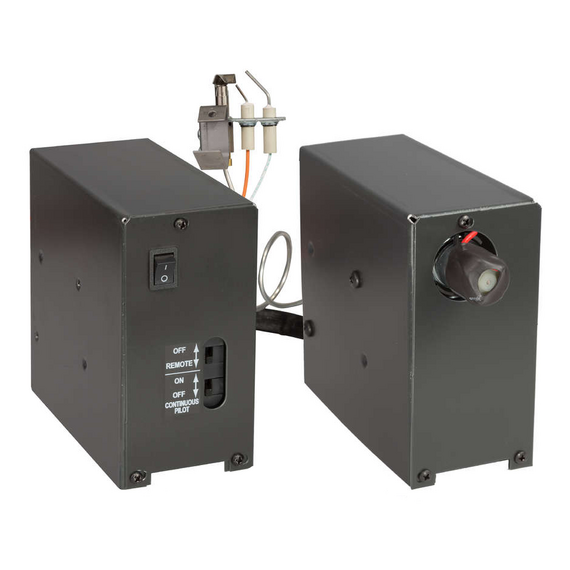 Spark-To-Pilot Ignition Split Valve System