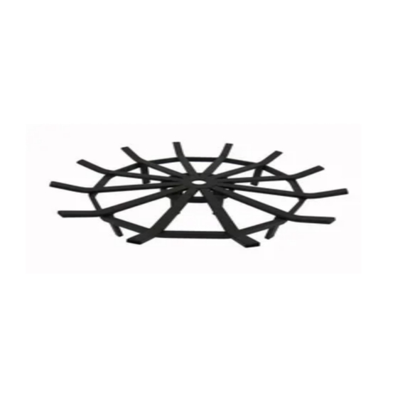 29 Inch Wide 12 Bar Black Fire Pit Grate