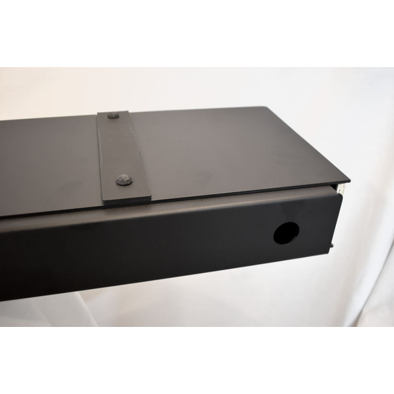 Backside Of Steel Mantel Shelf