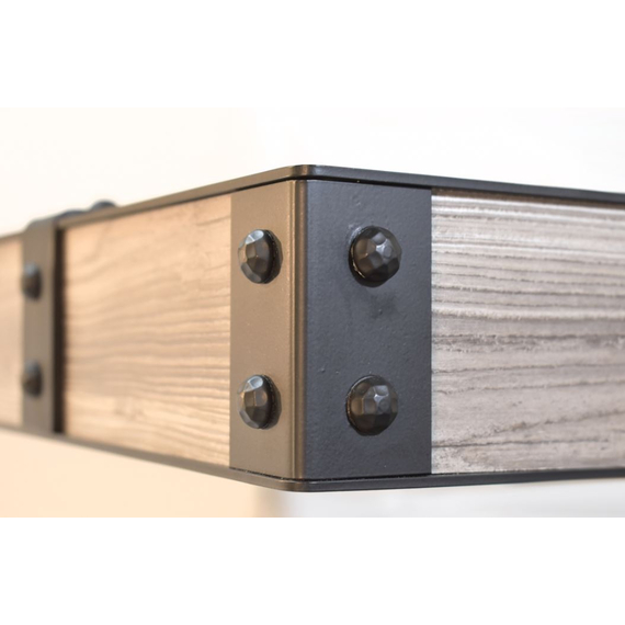 Engadina Steel Wood Insert Corner Detail