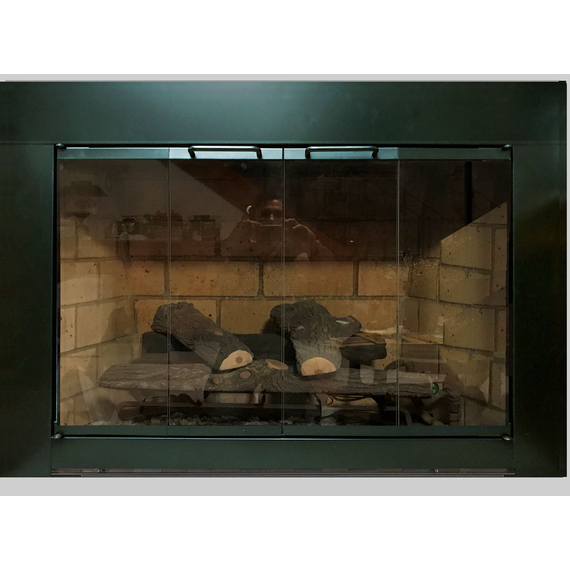 Grande Fireplace Door Installed